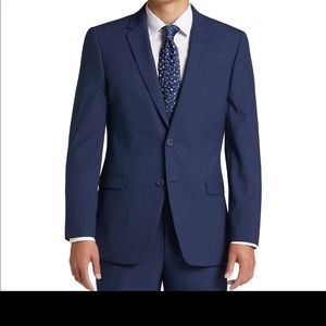 Mens warehouse navy suit